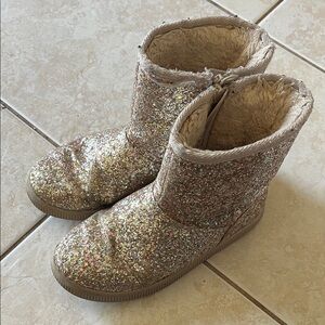 Cat & Jack Glittery Kids Boots